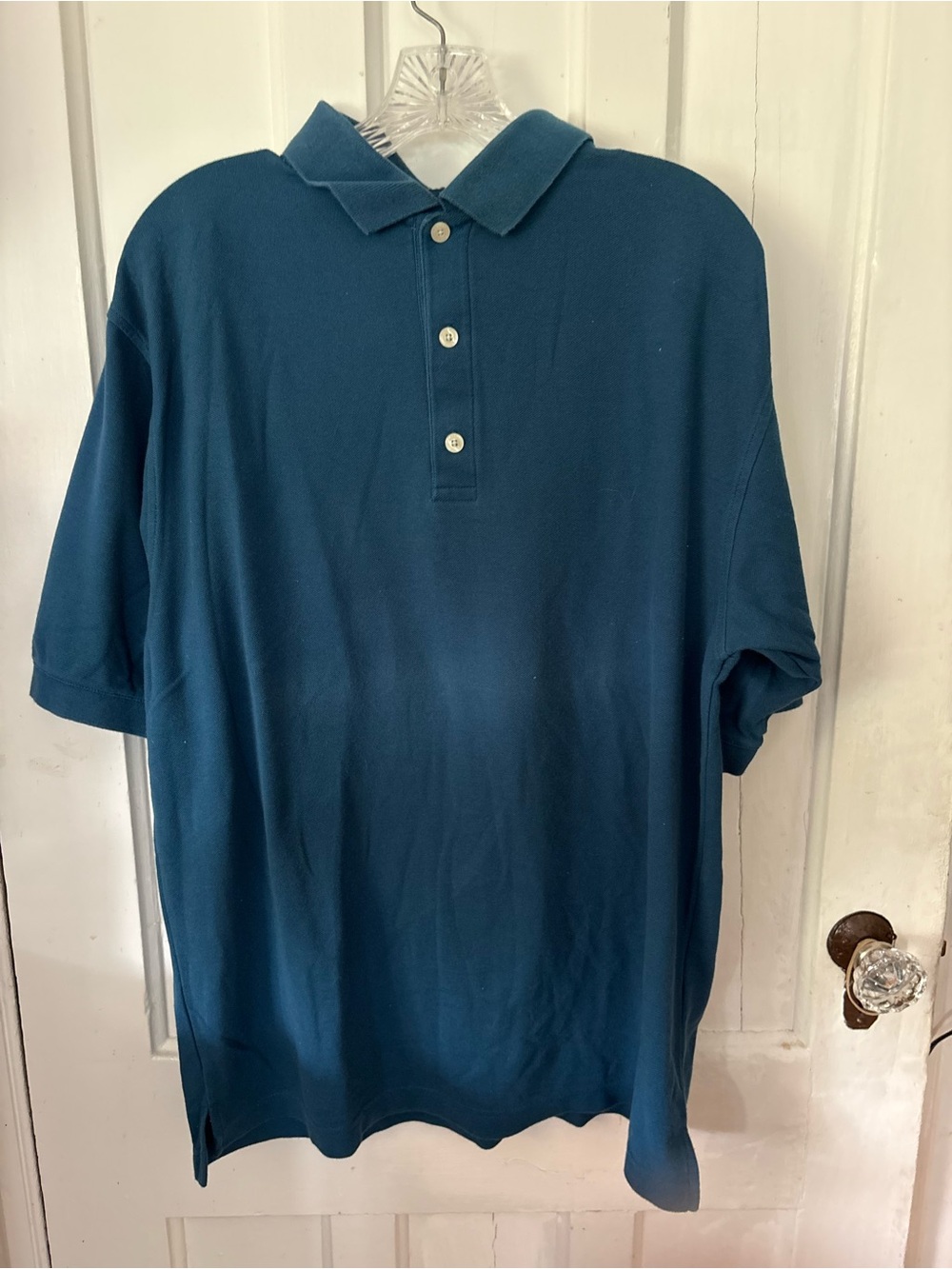 Haggar Golf Men's Short-Sleeve Polo in Deep Teal